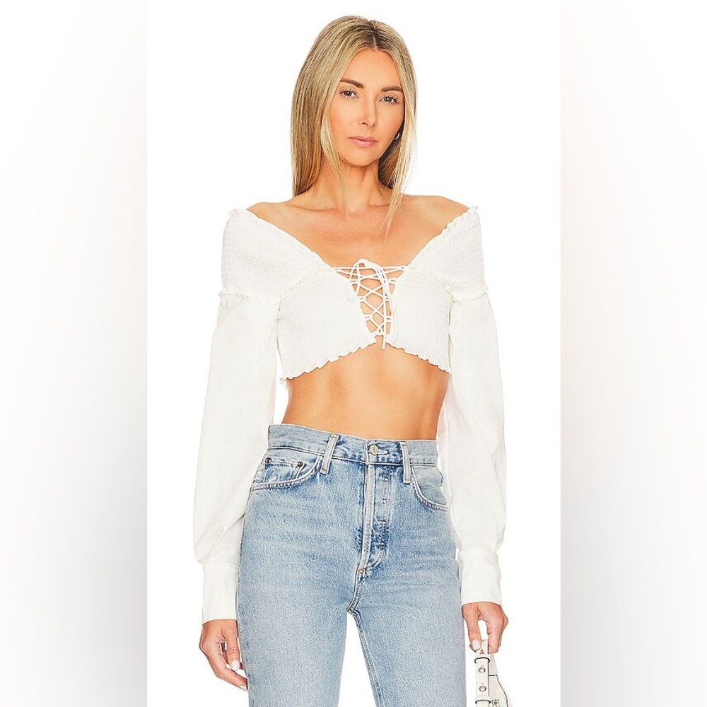 Camila Coelho Off The Shoulder Top